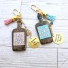Personalized Brown Liquor Bag Charm – Funny 3D Printed Keychain Gift – Keychains – Handmade By Shessocrafty Goods