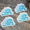 Funny Political Sticker – I Hope You Get Everything You Voted For, Sarcastic Rainbow Vinyl Decal – Say It Louder – Handmade By Shessocrafty Goods
