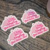 Funny Political Sticker – I Hope You Get Everything You Voted For, Sarcastic Rainbow Vinyl Decal – Say It Louder – Handmade By Shessocrafty Goods