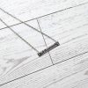 Fuck The Patriarchy Bar Necklace: Feminist Stainless Steel Or Gold-Plated Jewelry – Jewelry – Handmade By Shessocrafty Goods