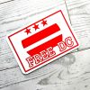 il_fullxfull.7629589605_6hj9-1 Free Dc Vinyl Sticker: Washington Dc Protest Art - Weatherproof – Say It Louder – Handmade By Shessocrafty Goods