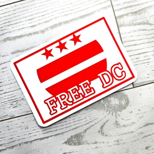 il_fullxfull.7629589605_6hj9-1 Free Dc Vinyl Sticker: Washington Dc Protest Art - Weatherproof – Say It Louder – Handmade By Shessocrafty Goods