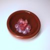 Bamboo Ring Dish - Rich Brown Floral Resin Accent Jewelry Holder – Home Decor – Handmade By Shessocrafty Goods