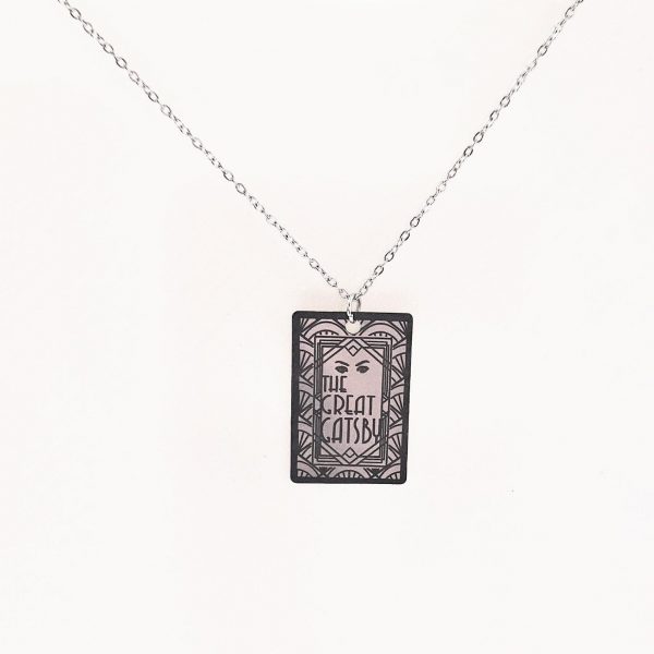 il_fullxfull.7629589723_5ca9 Gatsby Book Necklace – Mirror Polish Stainless Steel Literary Pendant – Bookish – Handmade By Shessocrafty Goods