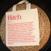 Feminist Bitch Tote Bag, Women'S Rights Activism Canvas Bag, Hot Pink Print – Say It Louder – Handmade By Shessocrafty Goods