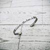 Engraved Stainless Steel Cuff Bracelet | Minimalist Poet Quote Jewelry – Cuff Bracelets – Handmade By Shessocrafty Goods