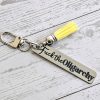 Fuck The Oligarchy Keychain With Tassel – Feminist Stainless Steel Statement Accessory – Keychains – Handmade By Shessocrafty Goods