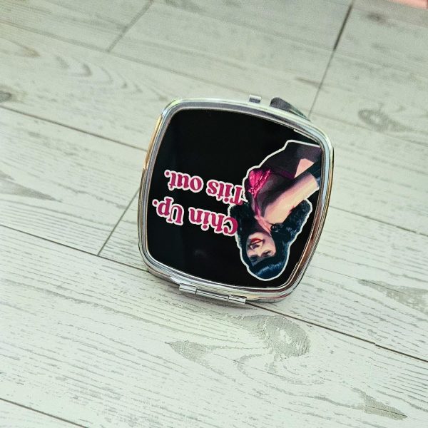 il_fullxfull.7629591789_zqn9-1 Bettie Page Compact Mirror: Retro Pin-Up Makeup Accessory – Hand &Amp; Pocket Mirrors – Handmade By Shessocrafty Goods