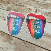 il_fullxfull.7629592417_dddw Rainbow Tongue Pride Sticker: Slay Them All Vinyl Decal – Say It Louder – Handmade By Shessocrafty Goods