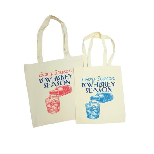 Retro Whiskey Season Tote Bag – Totes – Handmade by ShesSoCrafty Goods