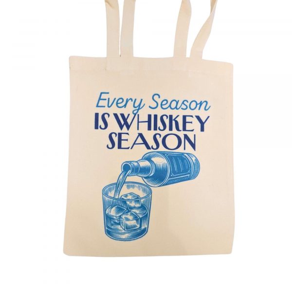Retro Whiskey Season Tote Bag – Totes – Handmade By Shessocrafty Goods