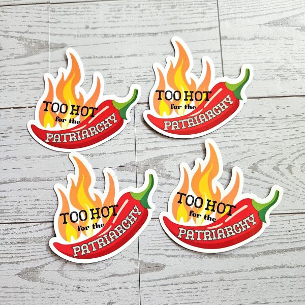 Feminist Jalapeño Sticker: Retro Vinyl Decal - Waterproof – Say It Louder – Handmade By Shessocrafty Goods