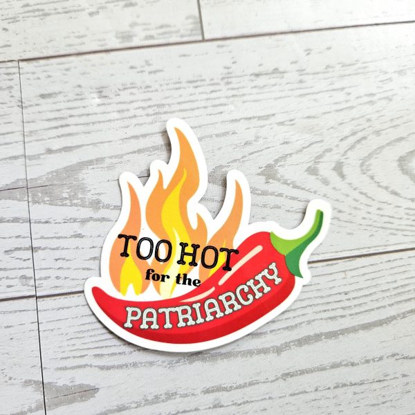 Feminist Jalapeño Sticker: Retro Vinyl Decal - Waterproof – Say It Louder – Handmade By Shessocrafty Goods