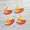Feminist Jalapeño Sticker: Retro Vinyl Decal - Waterproof – Say It Louder – Handmade By Shessocrafty Goods