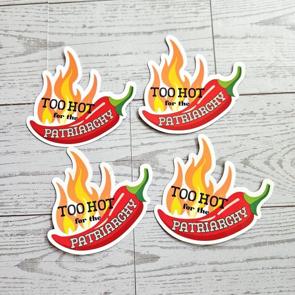 Feminist Jalapeño Sticker: Retro Vinyl Decal - Waterproof – Say It Louder – Handmade By Shessocrafty Goods