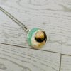 Handmade Seashell Pendant Necklace – Ocean Resin Coastal Jewelry – Beach Gift For Her – Jewelry – Handmade By Shessocrafty Goods