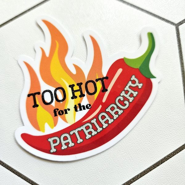 Feminist Jalapeño Sticker: Retro Vinyl Decal - Waterproof – Say It Louder – Handmade By Shessocrafty Goods