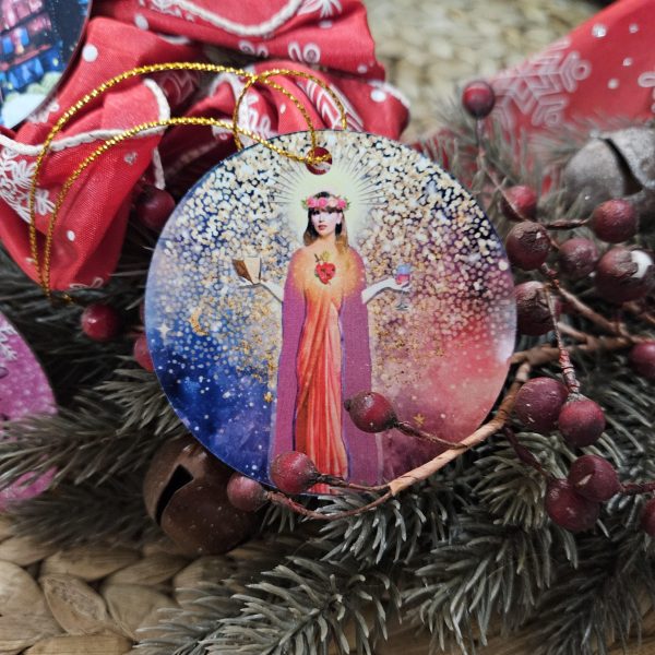 Tay-Inspired Ornament Set – Fuck The Patriarchy, Lover House, And Saint Swift Ornaments – Ornaments – Handmade By Shessocrafty Goods