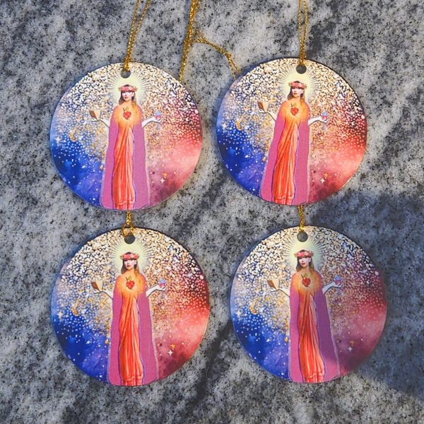 il_fullxfull.7629599245_3cqq-1 Saint Swift Christmas Ornament: Taylor Holiday Decor – Stickers – Handmade By Shessocrafty Goods