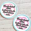 il_fullxfull.7629600069_ovqk Feminist Egg Vinyl Sticker: &Quot;The Egg Doesn'T Swim&Quot; Quote – Say It Louder – Handmade By Shessocrafty Goods