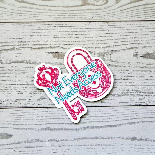 il_fullxfull.7629600763_mqof Boundaries And Consent Sticker – Key &Amp; Lock Design, Waterproof Vinyl Decal – Stickers – Handmade By Shessocrafty Goods