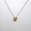 Personalized Gold Plated Initial Necklace With Star Pendant – Custom Script Jewelry – Jewelry – Handmade By Shessocrafty Goods