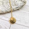 il_fullxfull.7629601025_mwk8 Real Scallop Shell Necklace – 18K Gold Plated Coastal Pendant, Beach Jewelry – Jewelry – Handmade By Shessocrafty Goods