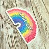 il_fullxfull.7629601241_9rdt A Bit Gay Pride Sticker, Lgbtq+ Holographic Laptop Decal, Queer Joy Coming Out Gift – Say It Louder – Handmade By Shessocrafty Goods