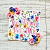 il_fullxfull.7629603647_3ens-1 Too Feral For This Sticker – Square Floral Sass In Vinyl – Say It Louder – Handmade By Shessocrafty Goods