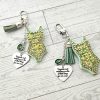 Mint Green Showgirl Glitter Bodysuit Bag Charm • Showgirl Era Keychain – Keychains – Handmade by ShesSoCrafty Goods