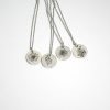 Birth Flower Necklace – Stainless Steel Layering Pendant - Your Choice – Jewelry – Handmade By Shessocrafty Goods