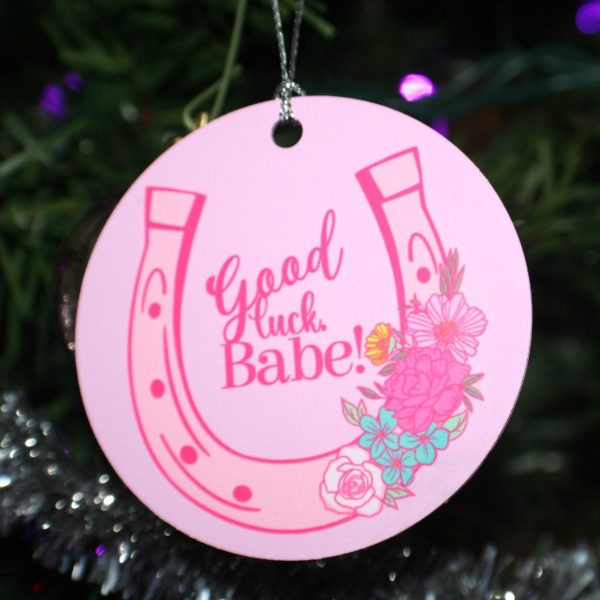 Chappell Inspired Christmas Ornament Set: Pink Pony Club, Midwest Princess, Good Luck Babe – Ornaments – Handmade By Shessocrafty Goods