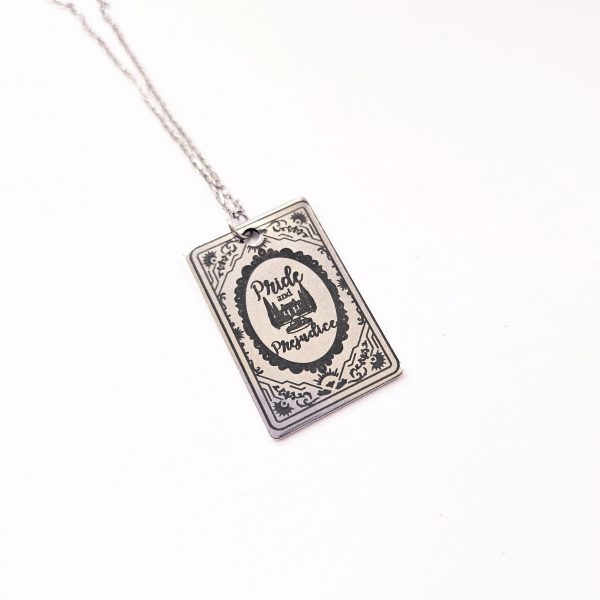 il_fullxfull.7629611395_cve6 Pride And Prejudice Book Necklace – Jane Austen Literary Jewelry – Romantic Gift For Her – Bookish – Handmade By Shessocrafty Goods