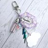 il_fullxfull.7629615901_621g Opalite Bag Charm | Glow In The Dark Lightning Strike Keychain | Custom Engraved Gift – Keychains – Handmade By Shessocrafty Goods