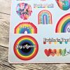 Pride Sticker Sheet: 11-Pack Vinyl Gay Pride Decals (Matte Or Holo) – Say It Louder – Handmade By Shessocrafty Goods