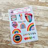 Pride Sticker Sheet: 11-Pack Vinyl Gay Pride Decals (Matte Or Holo) – Say It Louder – Handmade By Shessocrafty Goods