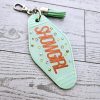 il_fullxfull.7629617833_n8tb Rhinestone Showgirl Motel Keychain: Mint Green Glitter Resin Key Tag - Choose Style And Attachment – Keychains – Handmade By Shessocrafty Goods