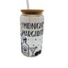 Midnight Margaritas Glass Cup - Practical Magic Inspired Beer Can Tumbler for Iced Coffee & Halloween – Tumblers & Water Glasses – Handmade by ShesSoCrafty Goods