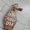 il_fullxfull.7629623451_qzqq-1 Retro &Quot;Have A Gay Day&Quot; Keychain: 3D Printed Glitter Pride Key Fob – Keychains – Handmade By Shessocrafty Goods