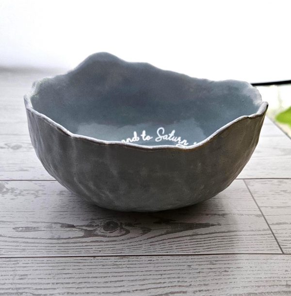 From The Moon To Saturn Decorative Bowl – Celestial Hand-Cast Home Decor – Decorative Trays – Handmade By Shessocrafty Goods