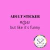 Eat a Bag of D*cks Sticker: Sassy Adult Humor Laptop Decal – Stickers – Handmade by ShesSoCrafty Goods