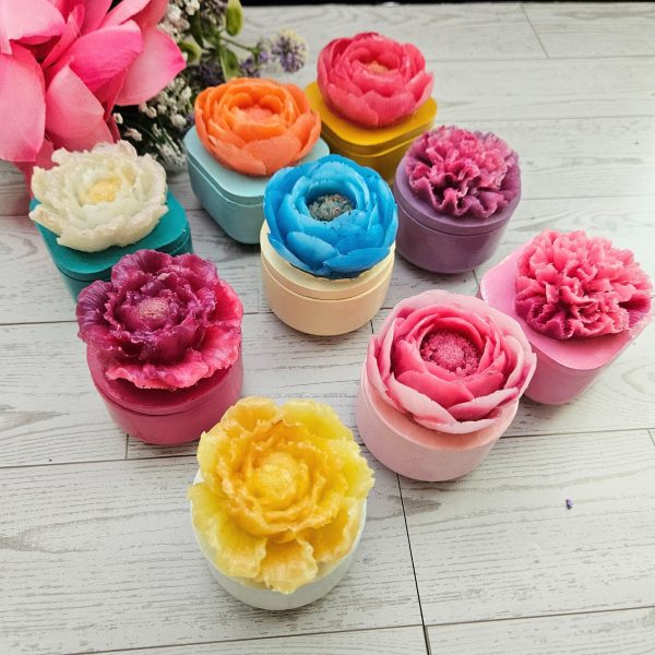 Hand Cast Mini Ring Box - Decorative Floral Trinket Dish – Home Decor – Handmade By Shessocrafty Goods