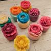 Hand Cast Mini Ring Box - Decorative Floral Trinket Dish – Home Decor – Handmade By Shessocrafty Goods