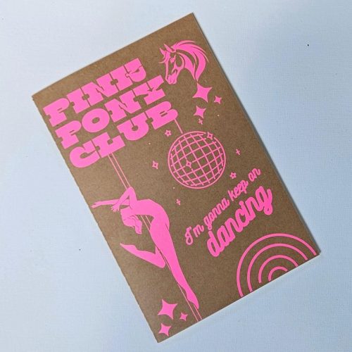 Pink Pony Club Notebook – Bookish – Handmade by ShesSoCrafty Goods