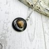 Real River Clam Shell Necklace – Handmade Coastal Pendant With Silver Tip – One Of A Kind – Jewelry – Handmade By Shessocrafty Goods