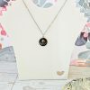 Real River Clam Shell Necklace – Handmade Coastal Pendant With Silver Tip – One Of A Kind – Jewelry – Handmade By Shessocrafty Goods