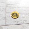 Stay Golden Sunburst Necklace, 18K Gold Pvd Stainless Steel, Waterproof – Bookish – Handmade By Shessocrafty Goods