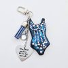 Eras Personalized Bodysuit Bag Charm: Midnight Sparkle Rhinestone Keychain, Custom Purse Accessory – Keychains – Handmade By Shessocrafty Goods