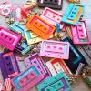 Cassette Tape Keychain – Custom Nfc Spotify Playlist Charm – Music Fan Gift – Keychains – Handmade By Shessocrafty Goods