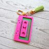 Nfc Smart Cassette Keychain – Tap To Share Spotify Playlist Or Contact Info – Tech Gift – Keychains – Handmade By Shessocrafty Goods